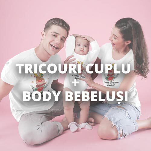 Set 2 tricouri + body bebelus
