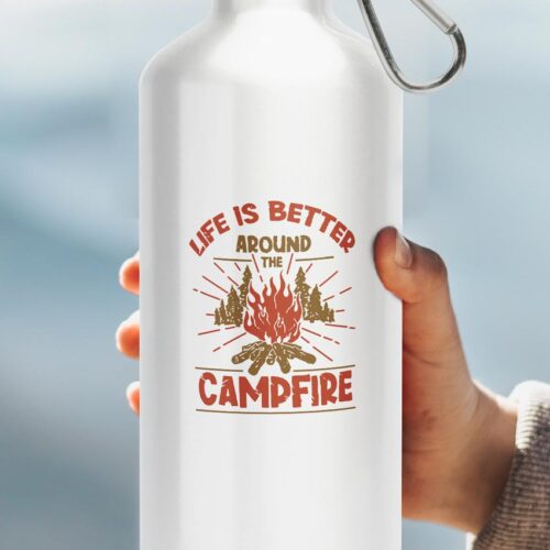 Bidon Sport Personalizat cu Campfire, reutilizabil si rezistent, 03